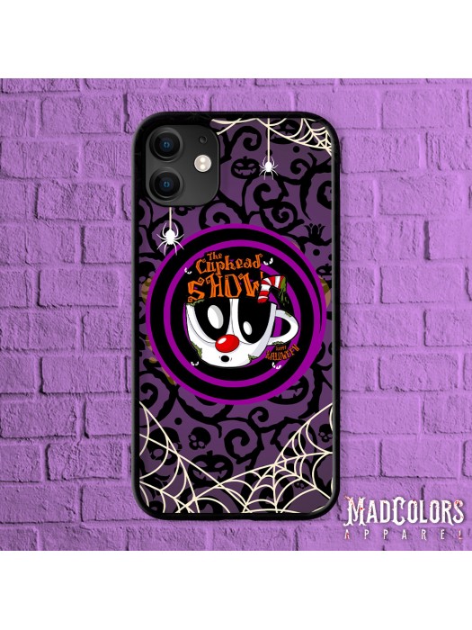 КАЛЪФ ЗА ТЕЛЕФОН IPHONE 14 - Happy HALLOWEEN - CUPHEAD SHOW